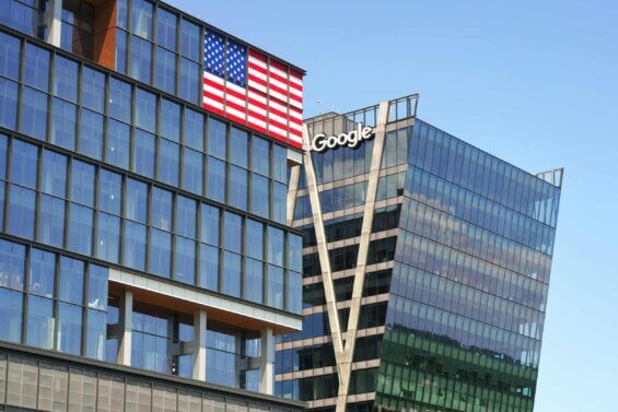 The Google office building in Reston, Virginia.